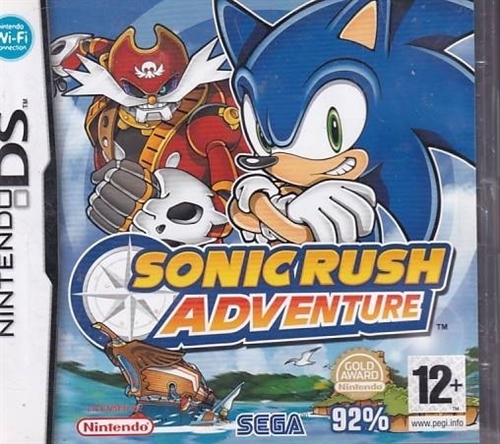 Sonic Rush Adventure - Nintendo DS (A Grade) (Genbrug)